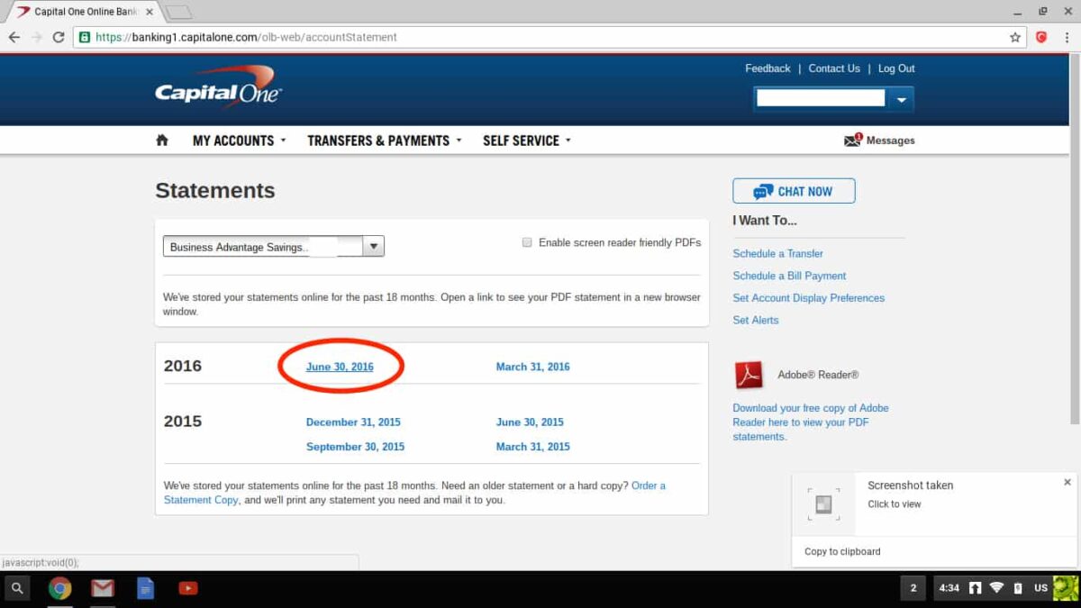Capital One Statement Download Instructions Big Think